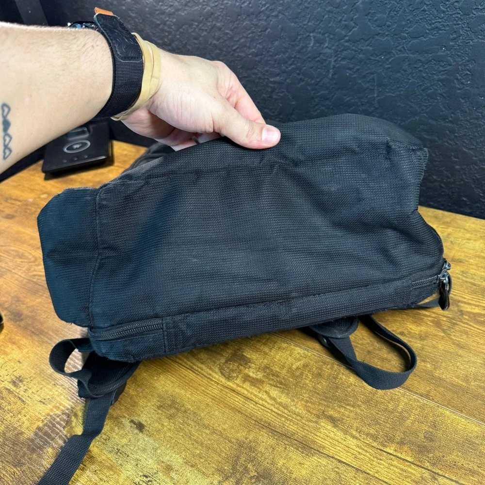 Basecamp Rackspace Black Ballistic Nylon Laptop Backpack Tech Bag Large
